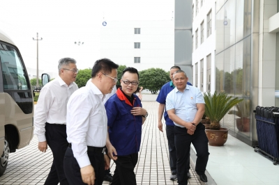 2021年5月11日時(shí)任浙江省委副書(shū)記、省長(zhǎng)鄭柵潔一行天通考察